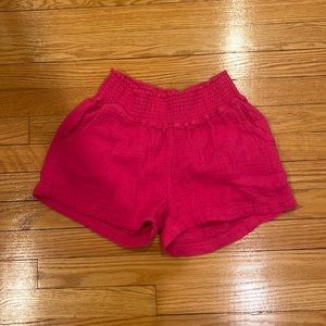 Pink shorts brand new never worn size small